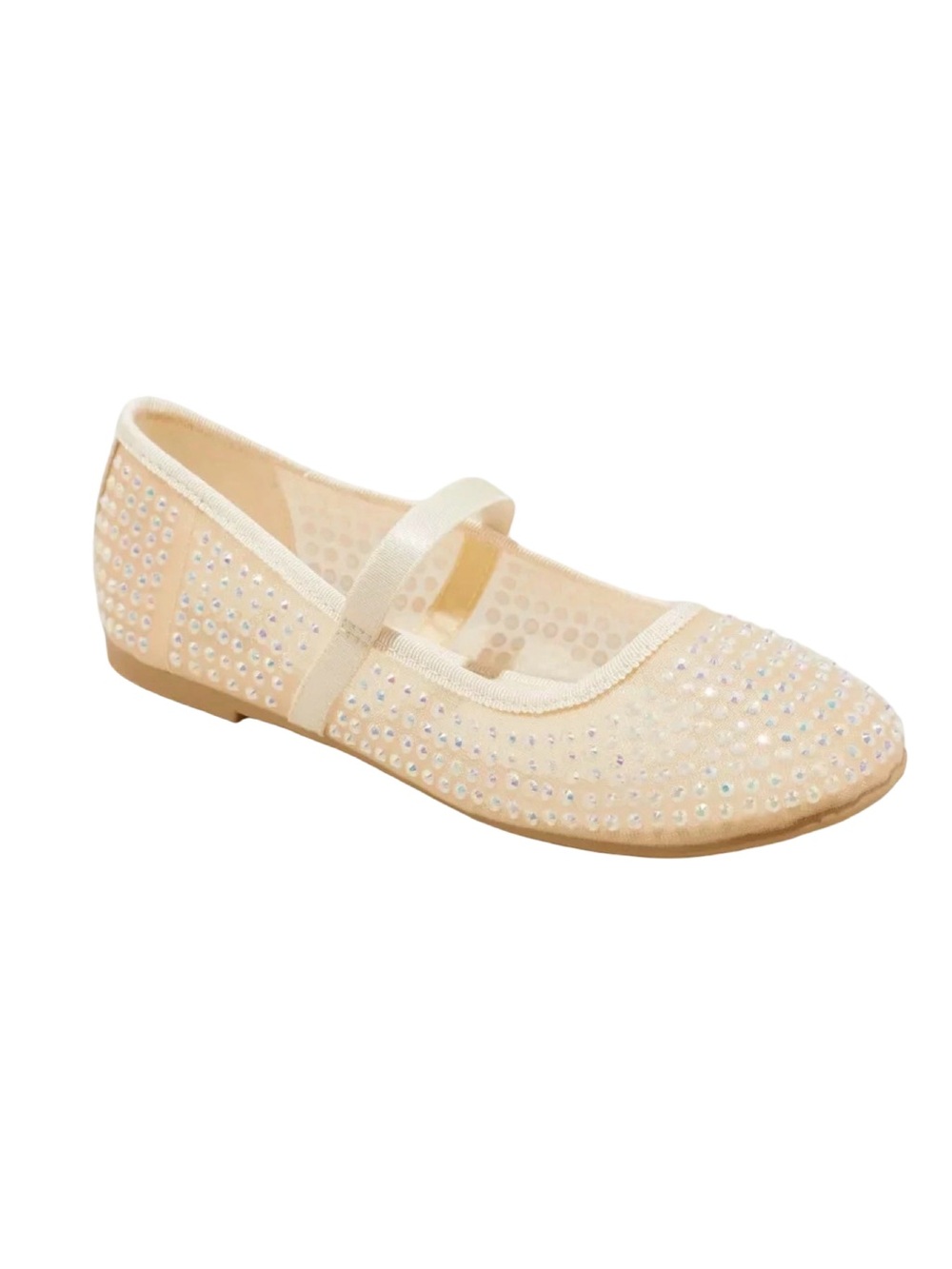 art class™ Faye Mesh Ballet Flats - Size 1 - Beige